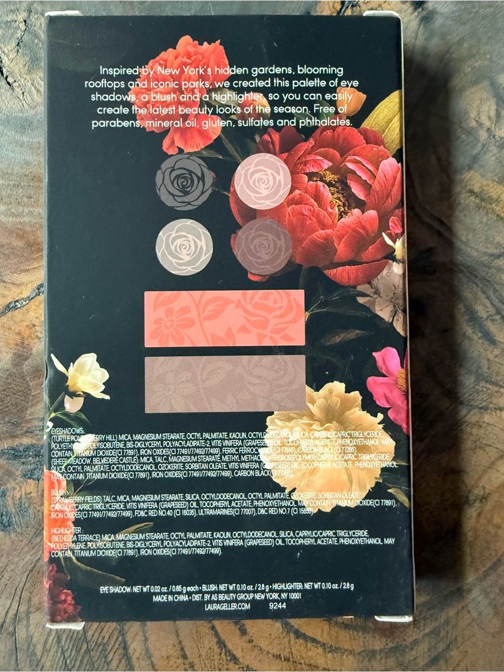 Laura Geller Floral Face, Eye & Cheek Palette in Pink, Peach, Cream - Picture 2 of 6